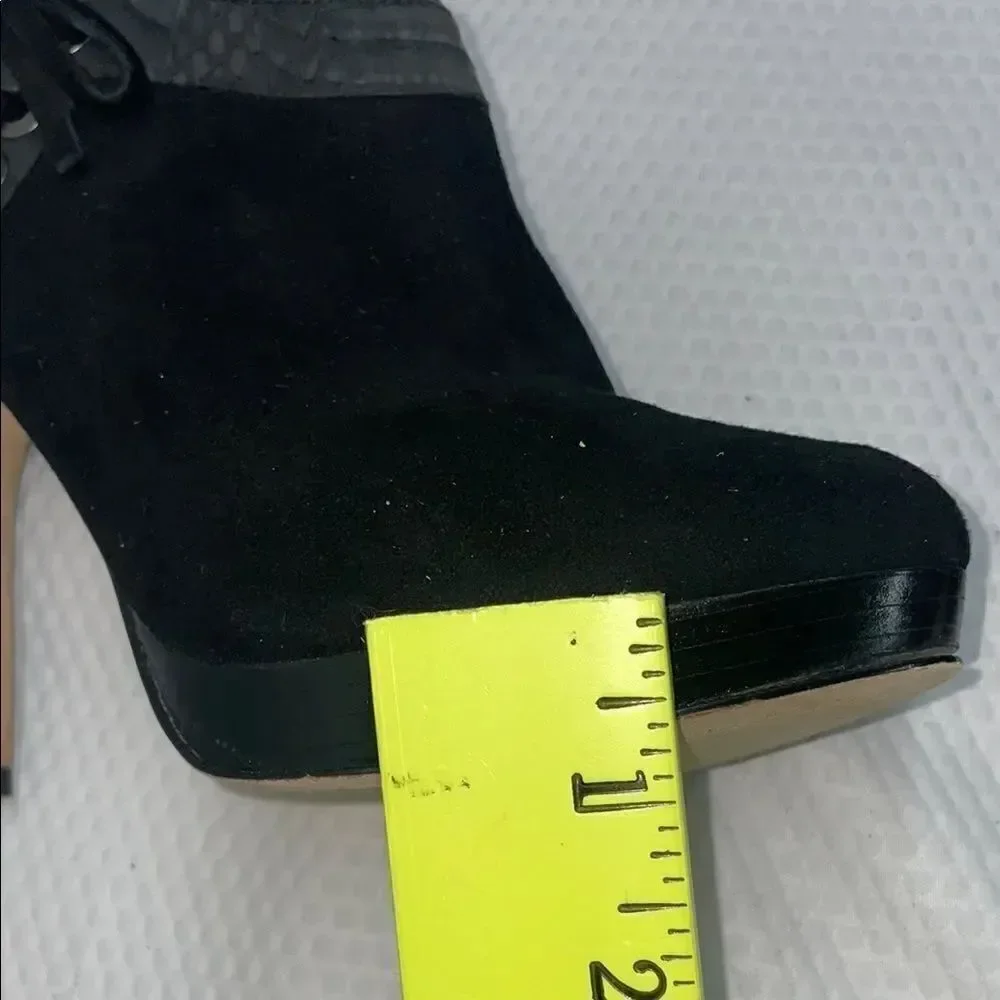 Coach Beatrice Black Ankle Booties